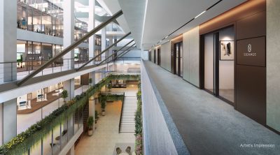 The-Golden-Mile-View-from-Loft-Suites-Corridor-to-Retail-Atrium